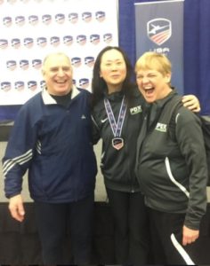 photo of Lynn Yun and Cheryl Maslen at NAC award ceremony