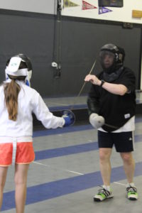 photo of coach Charles giving a private leson