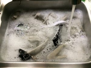 Washing your lame is easy